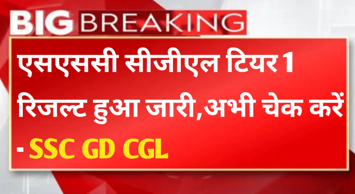 SSC CGL Result 2024 Out